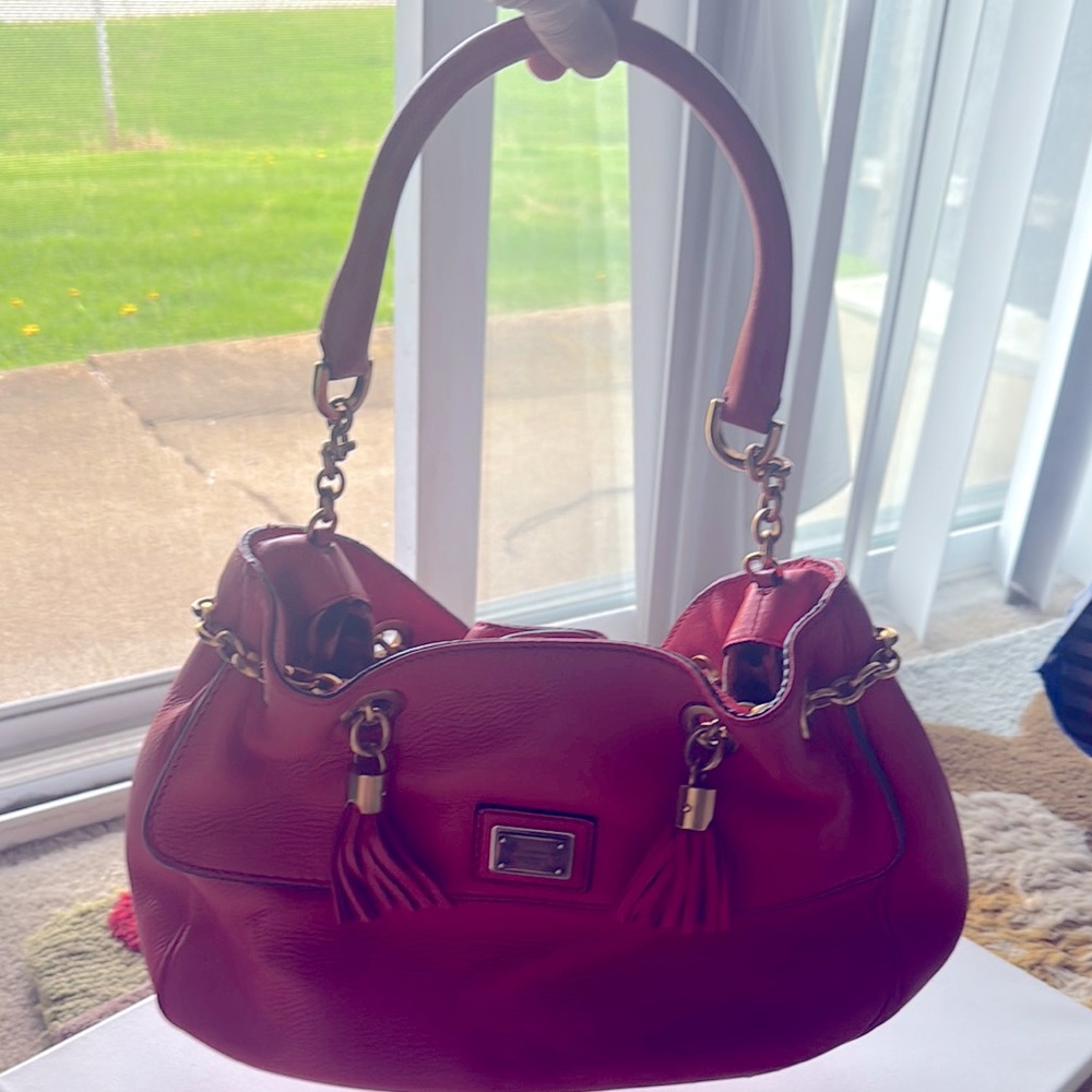 Dolce & Gabbana Red Leather Handbag